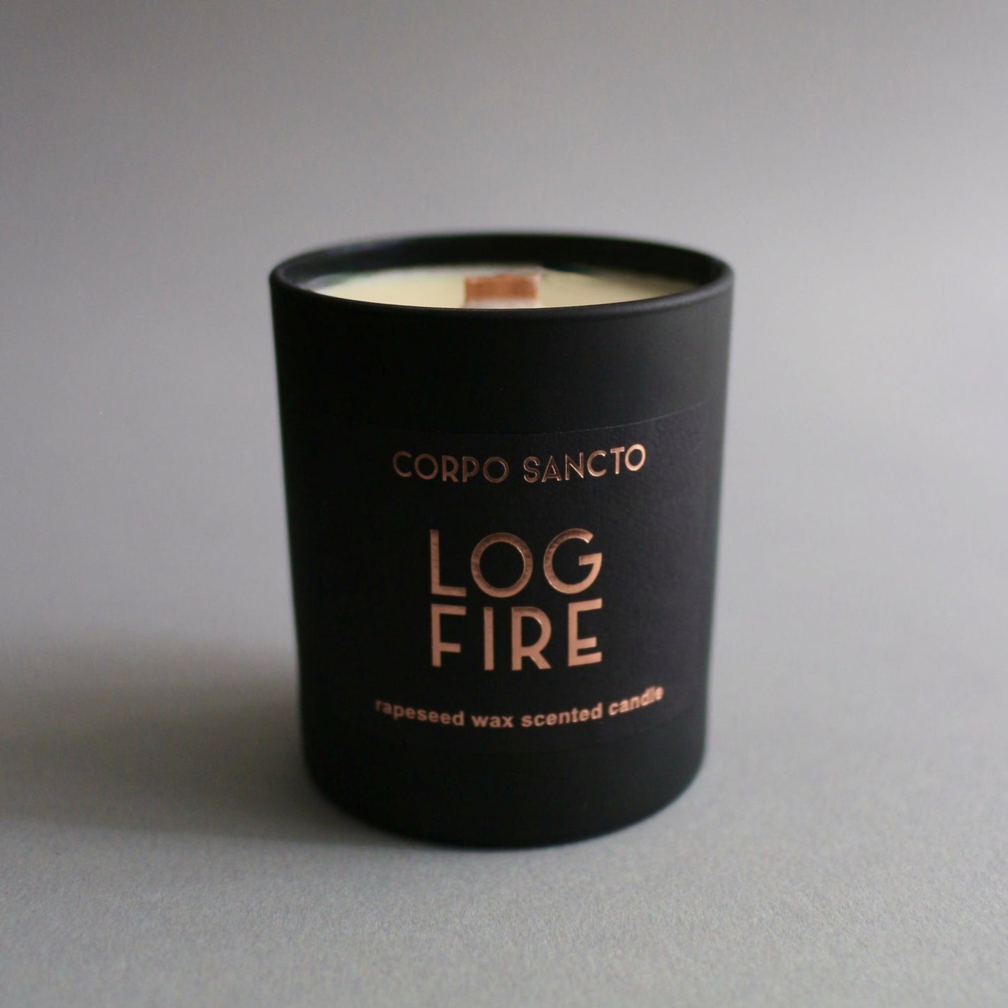 Log Fire Scented Candle