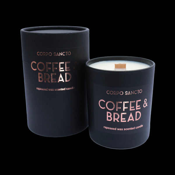 Coffee & Bread Scented Rapeseed Wax Candle