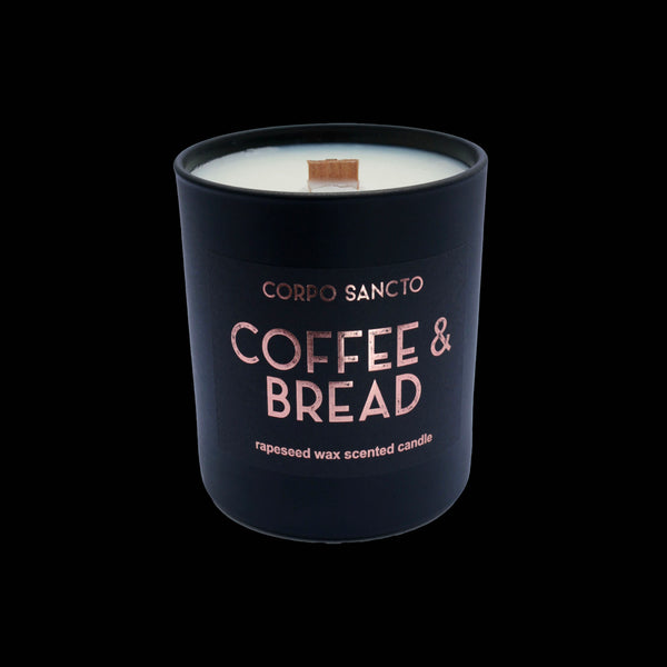 Coffee & Bread Scented Rapeseed Wax Candle