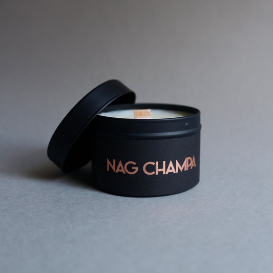 Nag Champa Scented Tin Candle