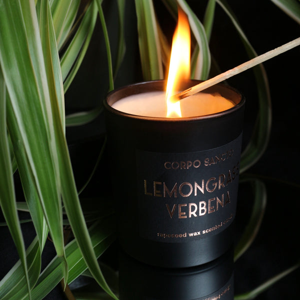 Lemongrass Verbena Scented Candle